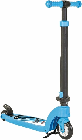 07-360 Children's Outdoor Ride-On Toy Sport Scooter for Ages 6 and Up with Height-Adjustable Handlebar, and Smart Brake System, Blue