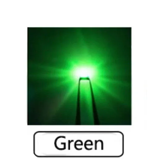100PCS 0805 LED Flashing Blinking SMD GREEN 520nm LED Light Emitting Diodes DIY
