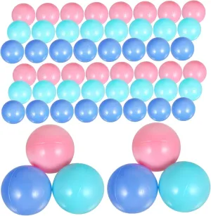 100Pcs Crush Ocean Balls for Pe Balls Swimming Pools and Play Tents Safe and Lightweight Fun for Parties and Family Gatherings