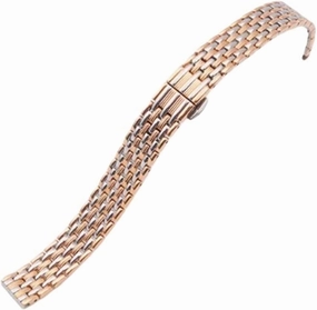14 16 18 20 22mm Stainless Steel Strap Men's Watch Accessories Steel Strap Women's Double Button Butterfly Buckle