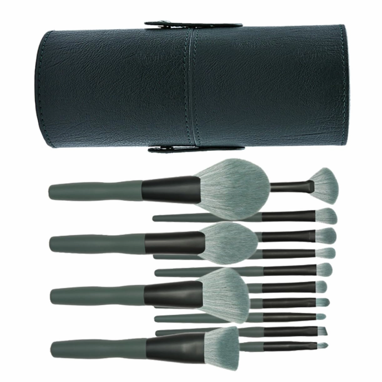 14pcs Makeup Brush with Storage Container Durable Cosmetics Tools for Blending Contouring and Highlighting present for Makeup Lovers Materials