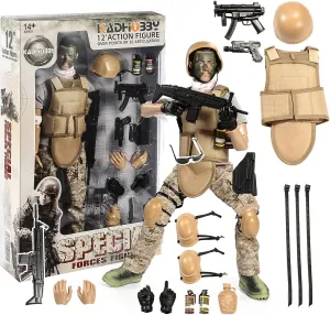 1/6 Scale Action Figure,12inch Military Army Combat Wounded Soldier Action Figure Doll Collection
