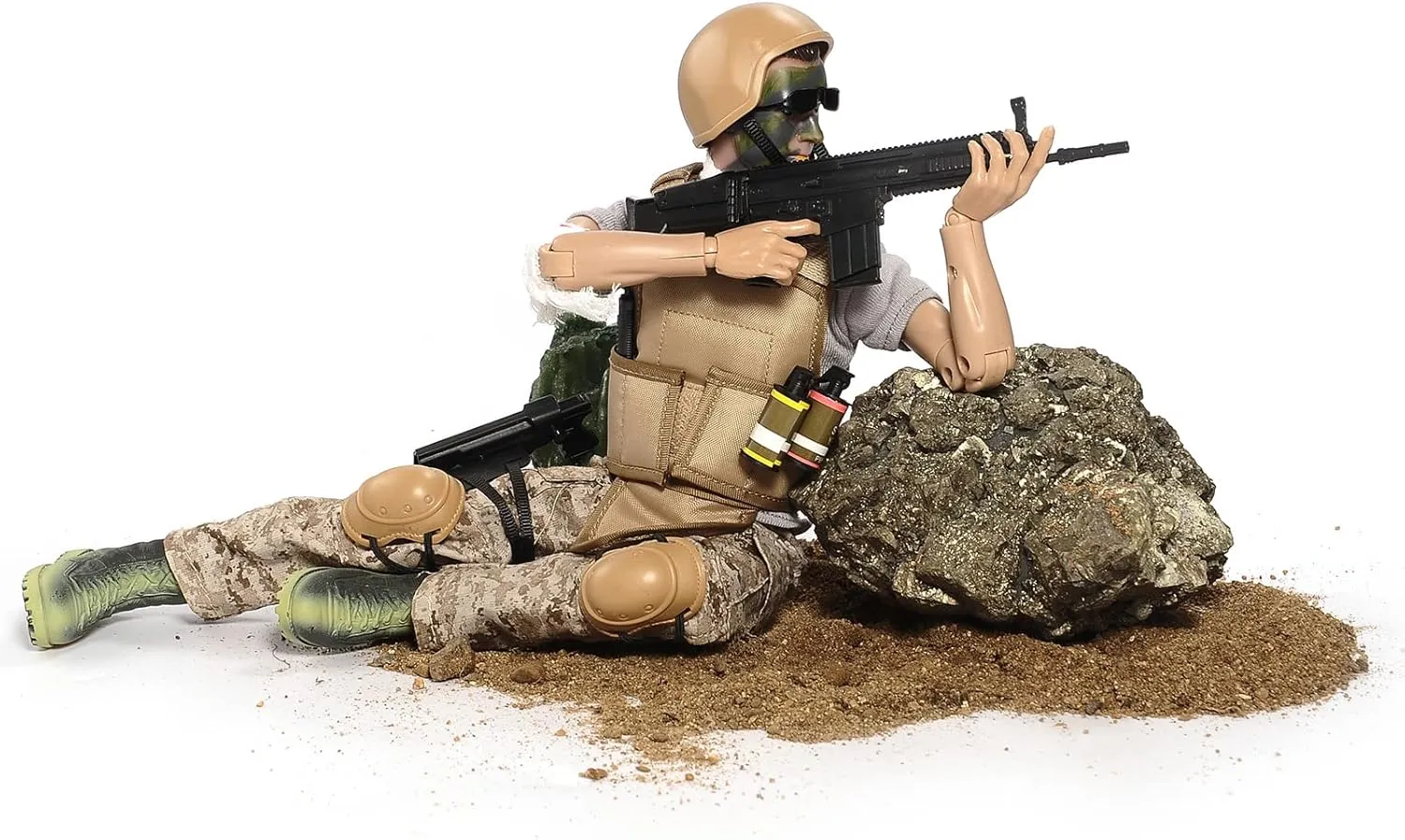 1/6 Scale Action Figure,12inch Military Army Combat Wounded Soldier Action Figure Doll Collection