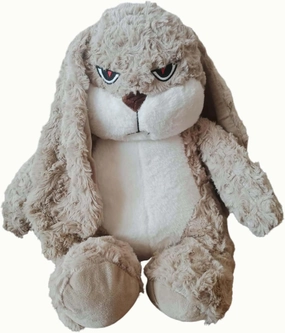 19.6-inch Brown Bunny Plush Toy, Super Soft Rabbit Stuffed Animal with Floppy Ears – Cuddly Gift for Kids and Adults