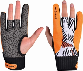 1 Pair Bowling Accessories Bowling Gloves Bowling Gloves Right Hand Bowling Gloves for Wristband Anti-Slip Sports Gloves Bowling Gloves Wrist Semi Gloves Anti-Slip Bowling Gloves