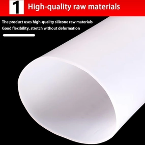 1M/3.28Ft Flexible Silicone Tubing - High Temperature Resistant Rubber Hose for Liquid Transfer, Pumping, and Irrigation(55mm*59mm)