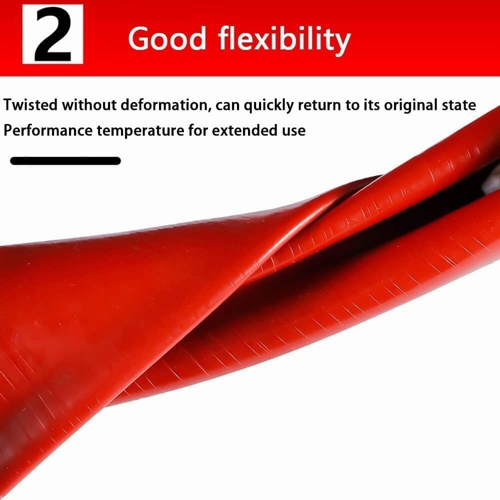 1M/3.28Ft Flexible Silicone Tubing - High Temperature Resistant Rubber Hose for Liquid Transfer, Pumping, and Irrigation(55mm*59mm)