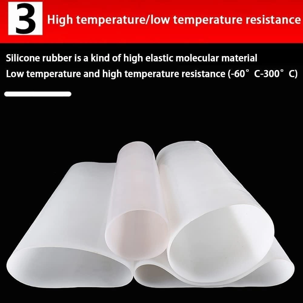 1M/3.28Ft Flexible Silicone Tubing - High Temperature Resistant Rubber Hose for Liquid Transfer, Pumping, and Irrigation(55mm*59mm)