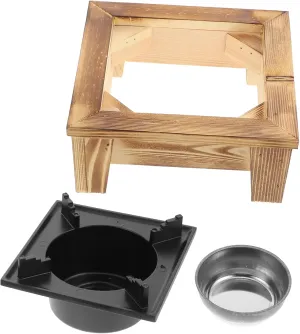 1Set Alcohol Stove Durable Outdoor Cooking Burner for Camping and Home Use Heatproof and Sturdy Design for Restaurants and Hotels Black Finish