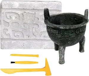 1Set Bronze Ware Excavation Kit Educational Archaeology Digging Tool for Includes Style Bronze Artifact and Excavation Tools Boys