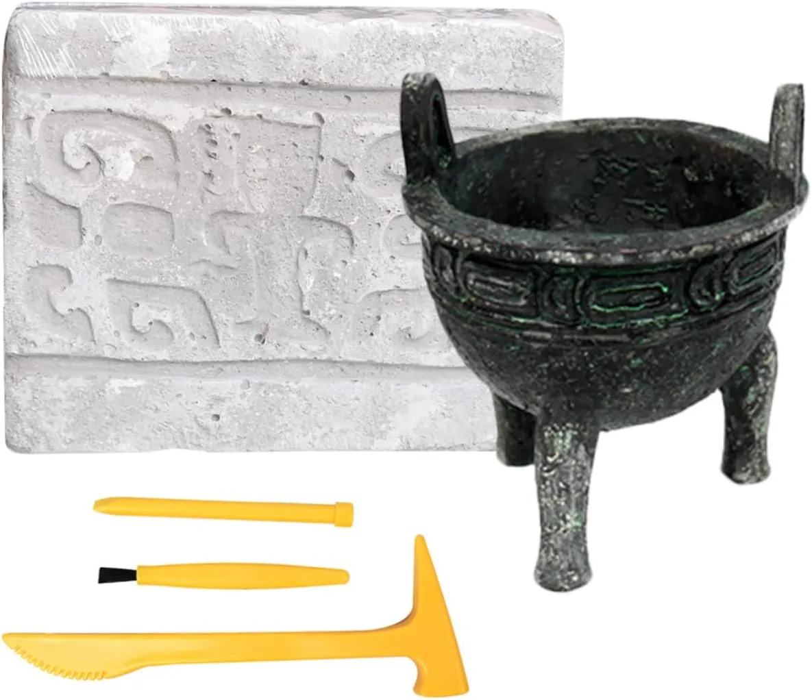 1Set Bronze Ware Excavation Kit Educational Archaeology Digging Tool for Includes Style Bronze Artifact and Excavation Tools Boys