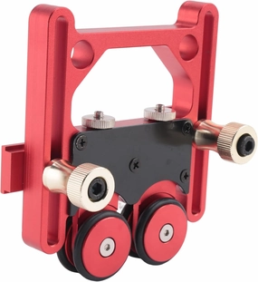 1Set Adjustable Stock Guides Roller Guides Board Multi-Purpose Clear-Cut Anti Rebound Safety Pushing Auxiliary Tool Red
