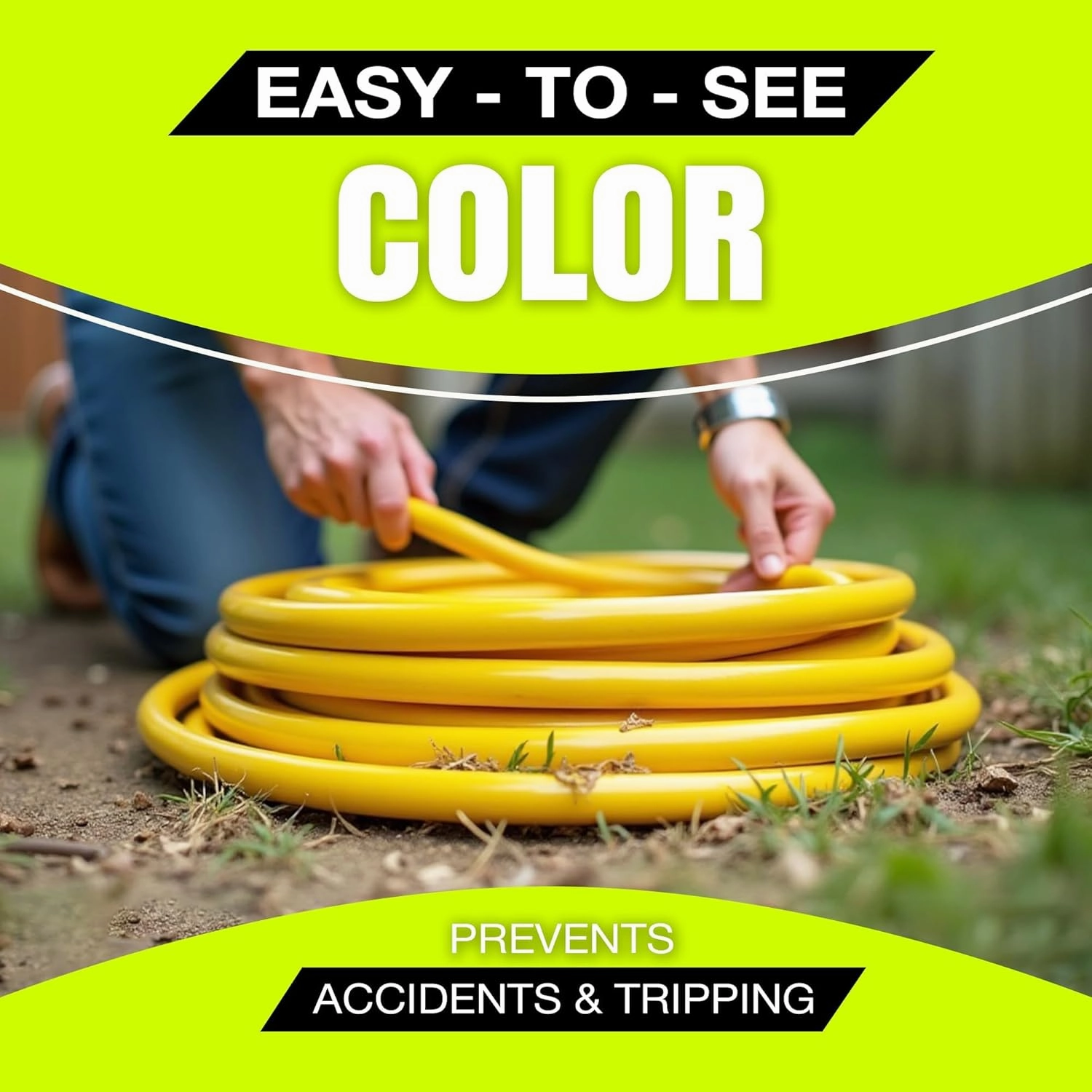 200ft Outdoor/Indoor Extension Cord 10/3 Gauge Ultra Heavy Duty 3 Prong SJTW, Waterproof, Flexible Cold-Resistant Long Power Cord,125 Amp 1250W, Yellow by LifeSupplyUSA