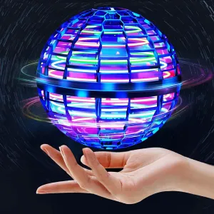 2024 Flying Orb Ball Toys Soaring Hover Boomerang Galactic Spinner Hand Controlled Mini Drone Cosmic Floating Globe Cool Magic Gift Safe for 6 7 8 9 10  Year Old Kids Outdoor Toys