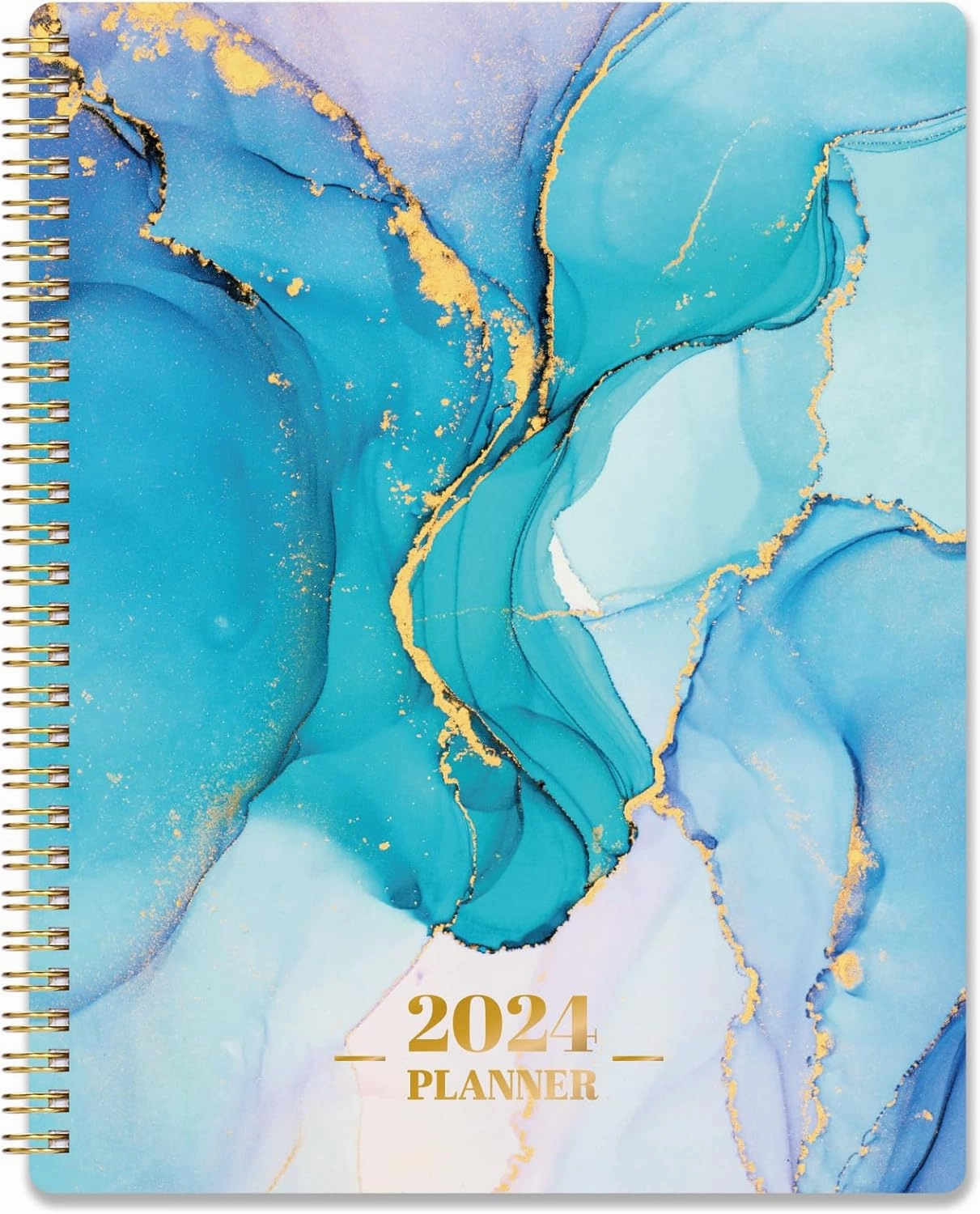 2024 Planner - 2024 Planner Weekly and Monthly from Jan.2024- Dec.2024, 7.5" x 9.5", 2024 Calendar 12 Month with Thick Paper, 2024 Weekly Planner Spiral Bound