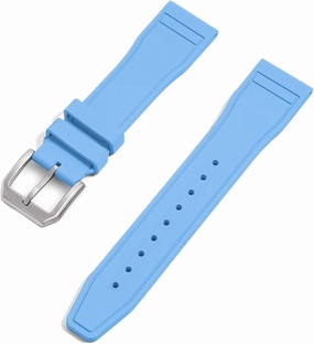 20mm 21mm 22mm Watch Strap Rubber Silicone Diving Quick Release Watchbands Men Women Stainless Steel Buckle