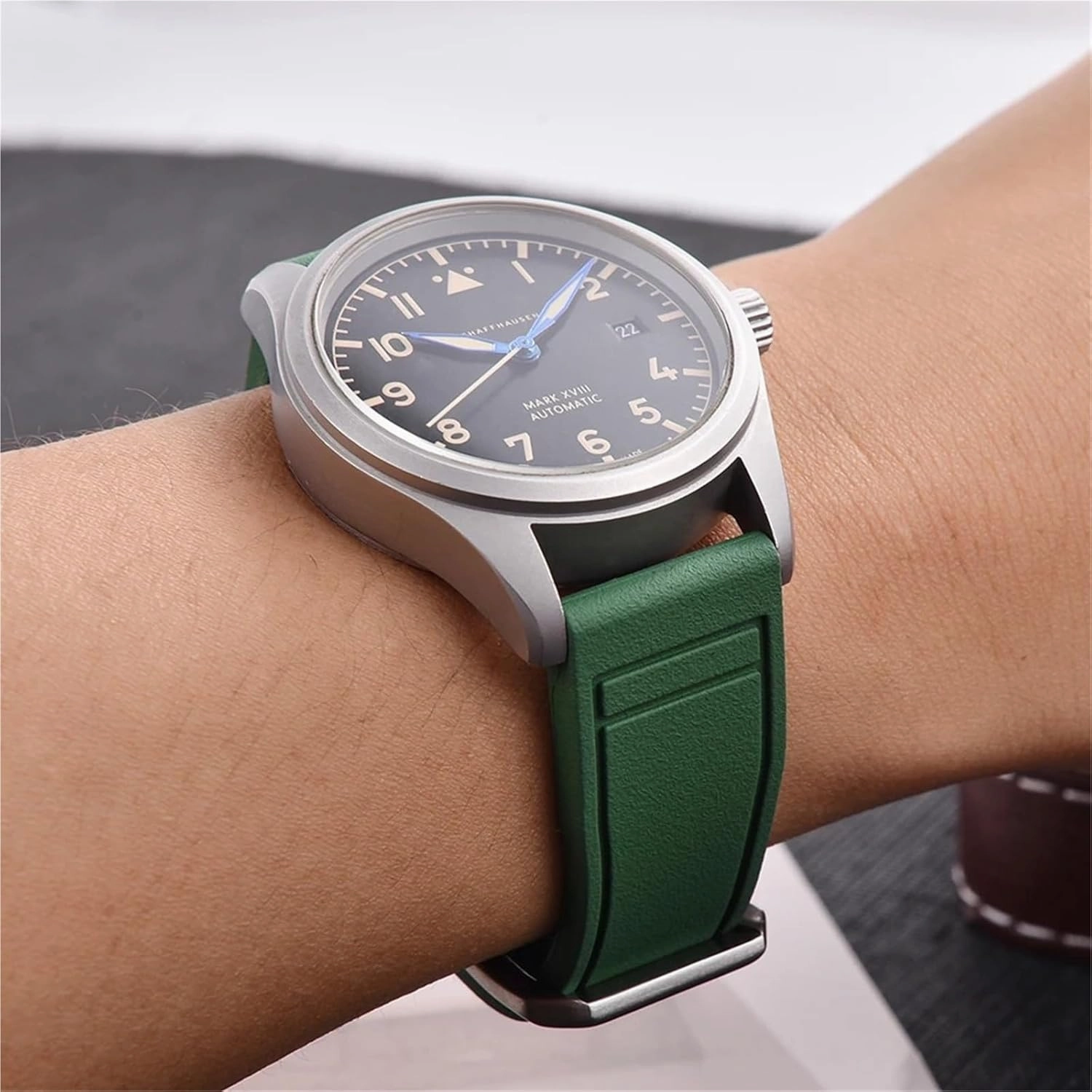 20mm 21mm 22mm Watch Strap Rubber Silicone Diving Quick Release Watchbands Men Women Stainless Steel Buckle