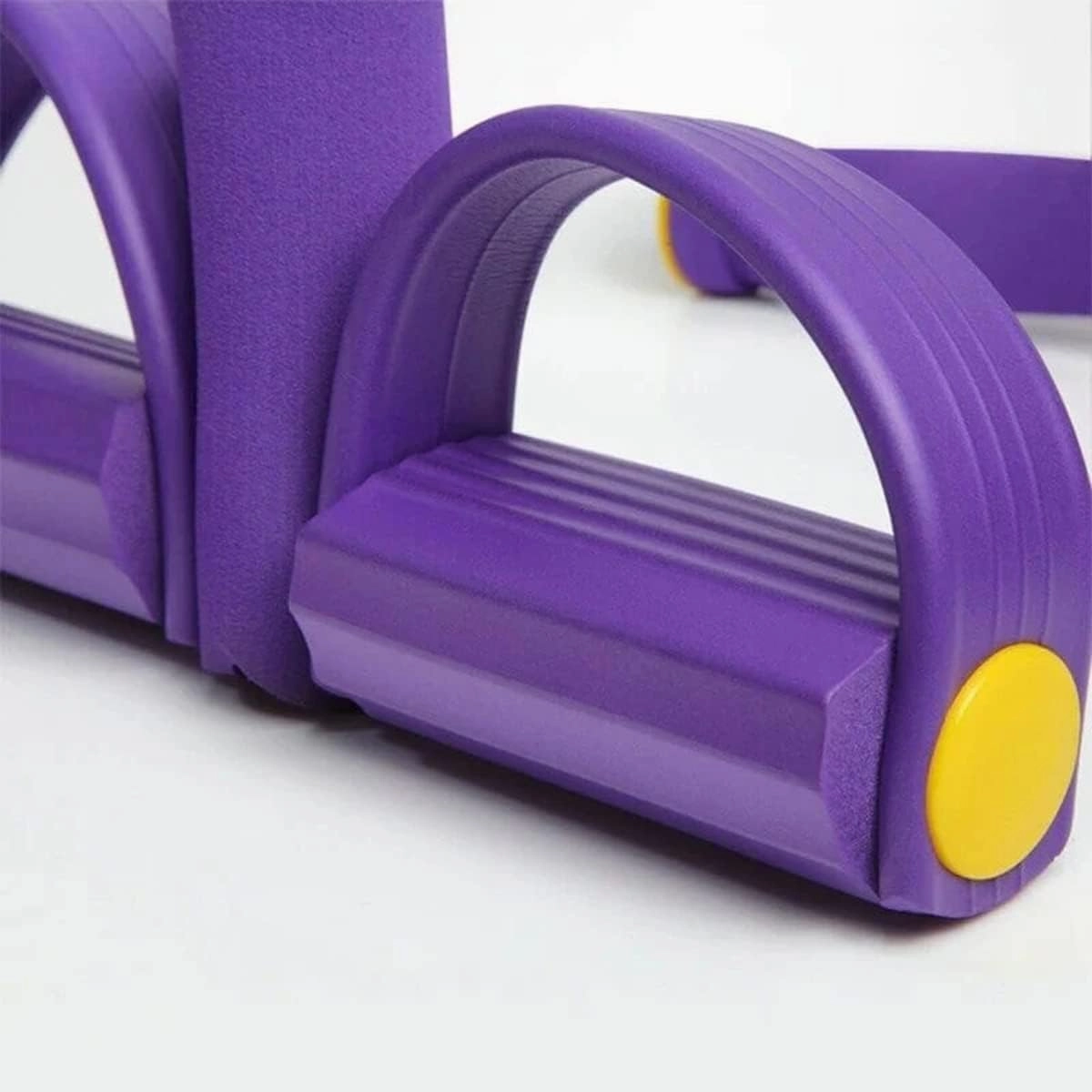 21 Fitness Resistance Bands - 4 Tube Pedal Ankle Puller, Yoga Handle Bands Exerciser Multifunction Trainer Tension Rope for Body, Abdomen, Waist, Arm, Tummy Exercise Stretching Training ( Color : Yell