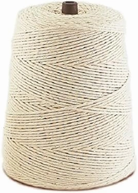 24BTWC, 24 2Lbs Butcher Twine on a Cone, Smoked Meat Poultry Ham Netting, Butcher's Wrapping Net, Meat Tying Roll