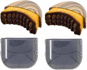 2 PCS Lymphatic Contour Brush, Ergonomically Designed Face Brush, Lymphatic Drainage Massager for Face, Chin and Chin Lines for Precise Fit to The Skin and Relieve Fatigue