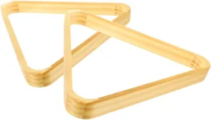 2pcs Billiard Ball Rack Pool Triangle Holder for Snooker Balls Easy to Install Smooth Finish for Quick Setup and Optimal Game Arrangement Elegant Design for Pool Players