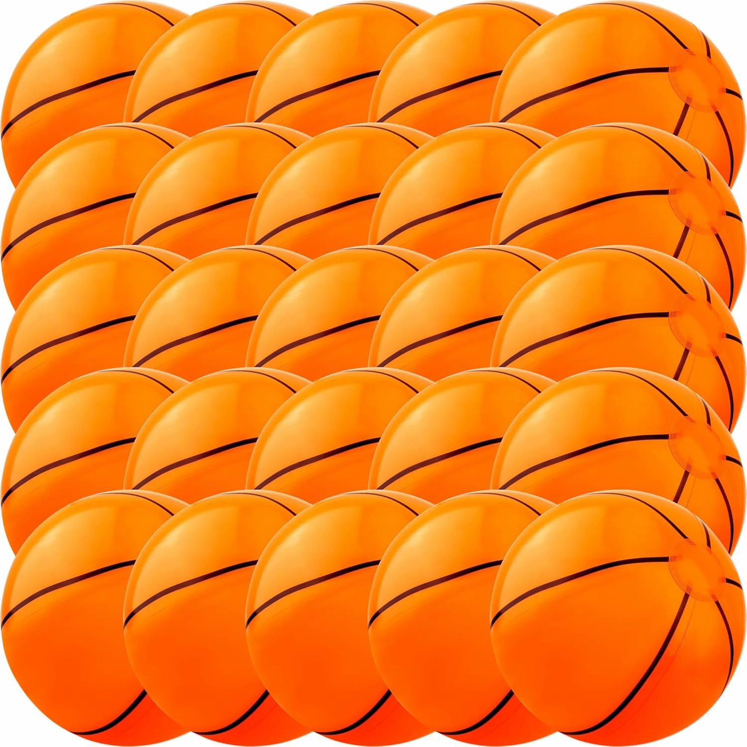 30 Pack 16 Inch Inflatable Soccer Ball Inflatable Basketball Blow Up Basketball Soccer Beach Balls for Sport Party Summer Pool Beach Activities