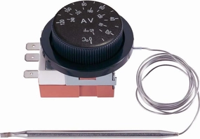 32-248'F Dial Adjustable Electric Radiator Cooling Fan Thermostat Controller Switch Universal 12 Volt Water Coolant Temperature Hose Probe Kit for Automotive Cars Trucks RVs