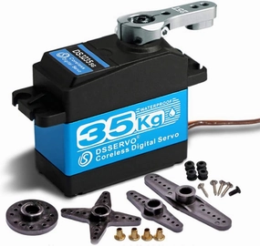 35kg high Torque Coreless Motor servo Metal Gear Digital and Stainless Steel Gear servo arduino servo for Robotic DIY,RC car (Control Angle 270°)