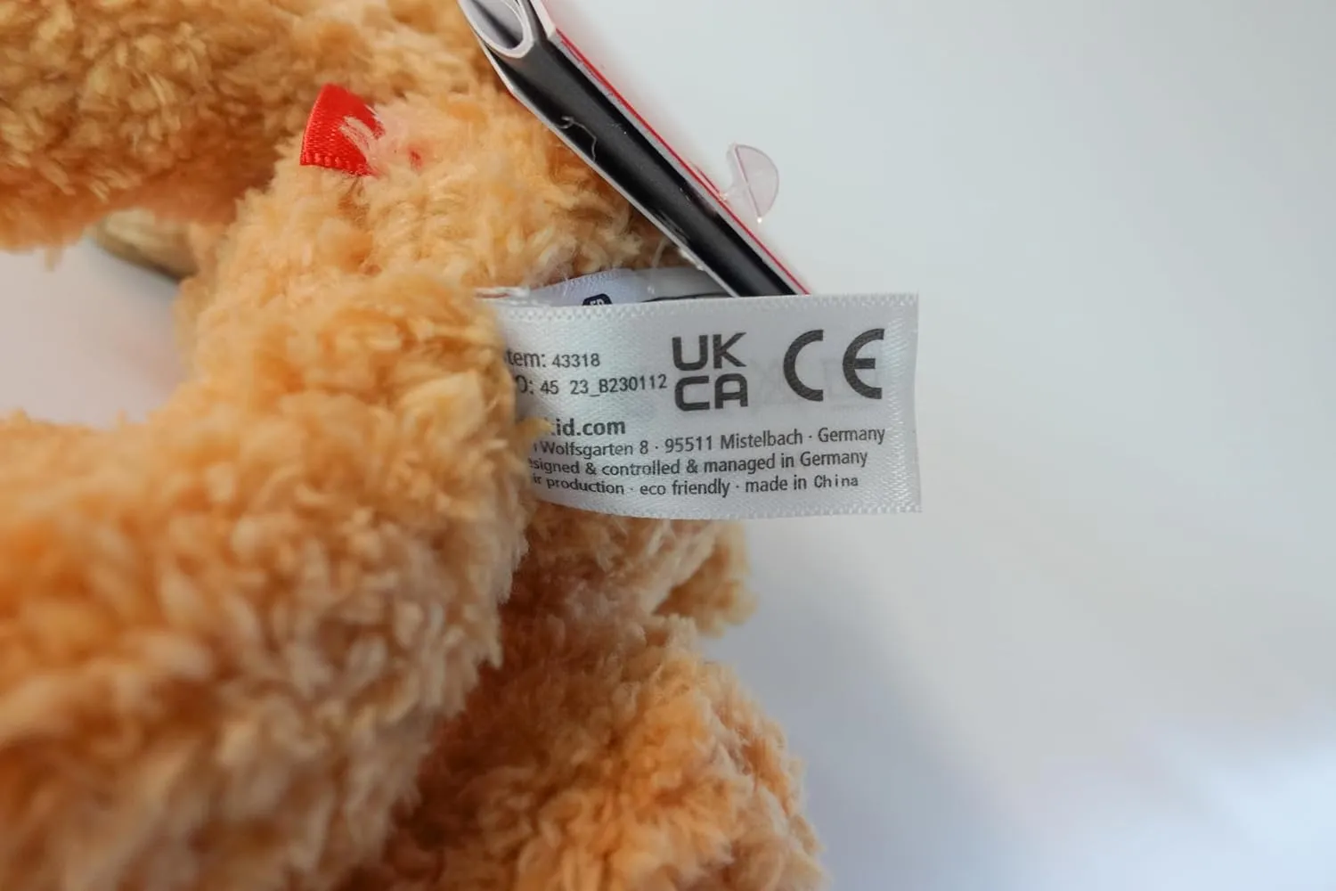 43318 Gildehard Bear Günsburg XS Soft Toy Podcast from 3 Months