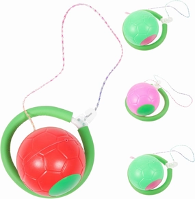 4pcs One-Legged Bouncing Ball Toy for Boys and Girls Fun Jumping Game Balls Random Colors for for Parties and Fitness Activities
