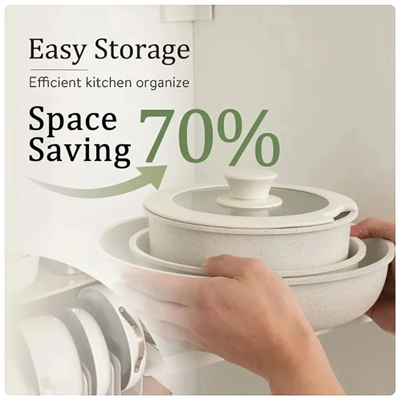 5-Piece Non-Stick Cookware Set – Home Kitchen Cooking Pot Set