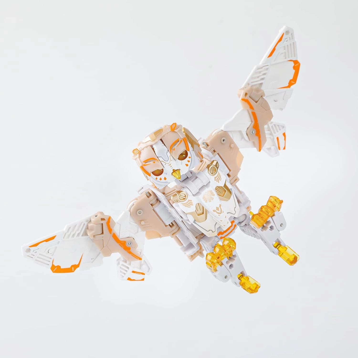 52TOYS BEASTBOX BB-41 WHITENOISE Owl Deformation Toys Action Figure, 2/8.86inch 2 in 1 Collectible Deformation Boy Toys for Party Birthday Gifts, Ages 15 and Up