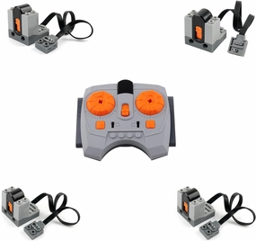 5-in-1 Power Function Kit 8879 IR Speed Adjustable Remote Control 8884 IR Receivers Compatible with MOC Building Block Sets