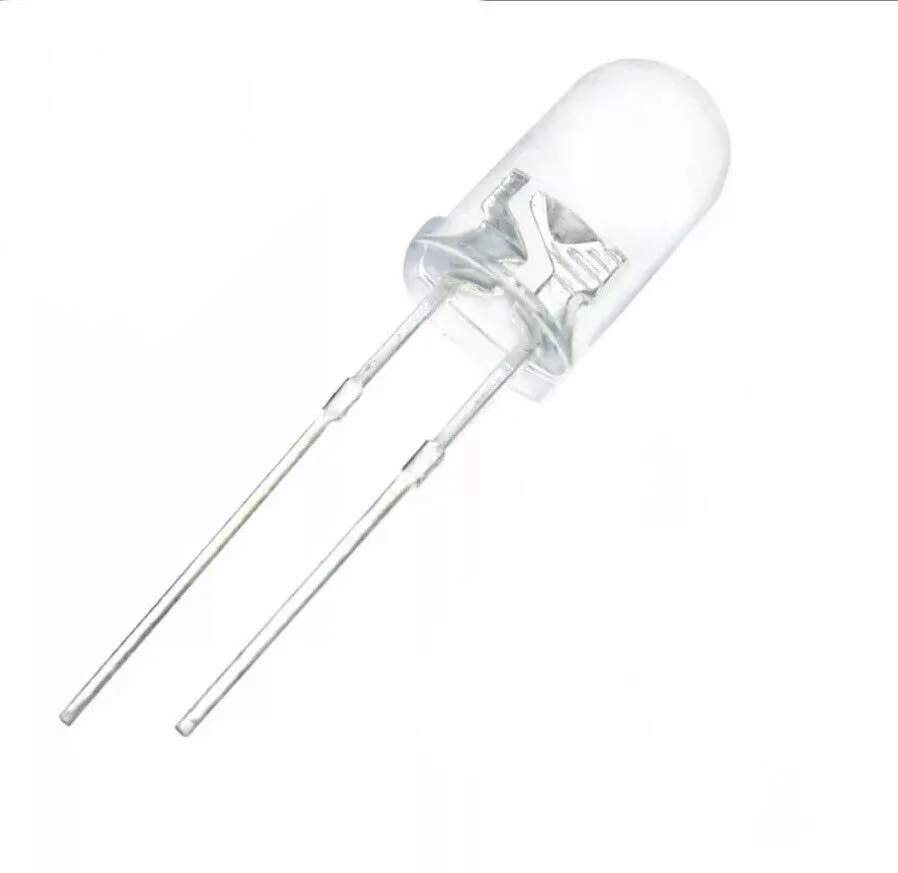 5mm 100pcs Orange LED Flicker Flame Diodes  DIY Candle Light Emitting Diodes