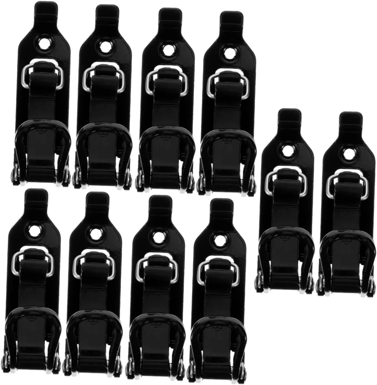 5sets 2pcs Car Mounting Rack Clamp Metal Shovel Holder for Roof Rack Sturdy Tool Stability and Stylish Design and Car Accessories for Organizing Workspace 2pcs*5