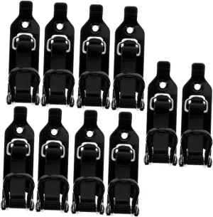 5sets 2pcs Car Mounting Rack Clamp Metal Shovel Holder for Roof Rack Sturdy Tool Stability and Stylish Design and Car Accessories for Organizing Workspace 2pcs*5
