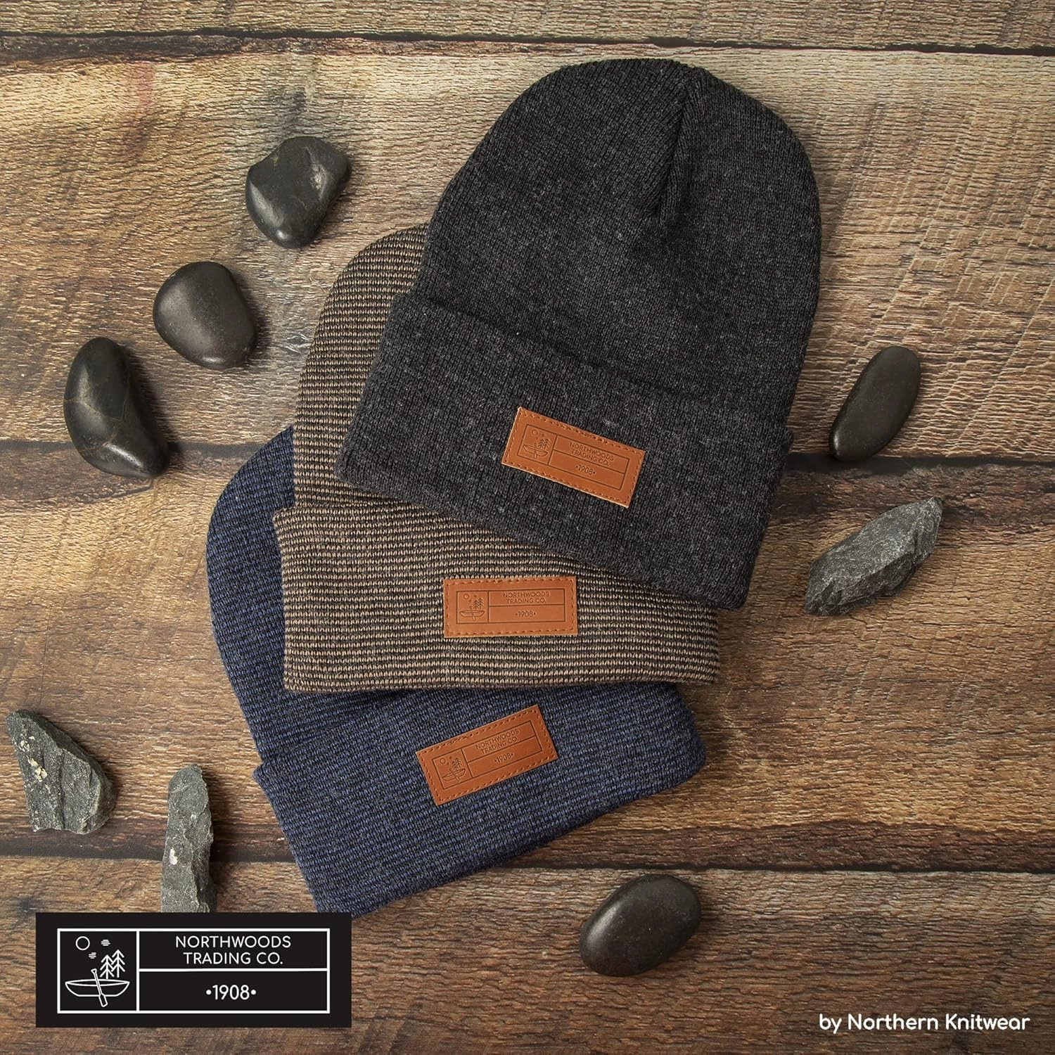 60% Merino Wool Blend Super Soft Cuffed Beanie for Men and Women, Sustainable and Lightweight Beanie Hat
