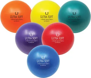 6" Multi Sport Balls with Super Grip Covers, (Set of 6)
