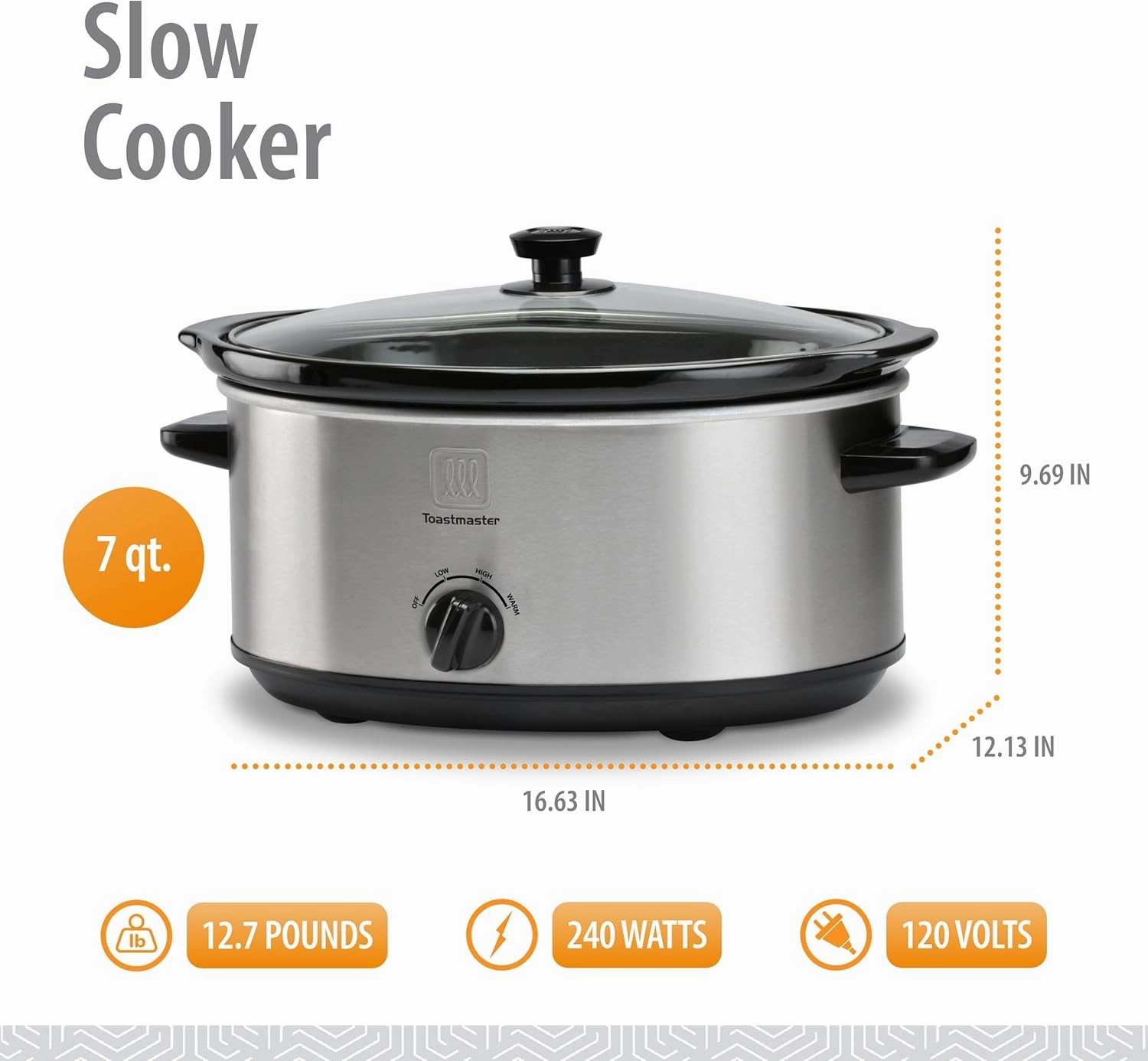 7 Quart Slow Cooker