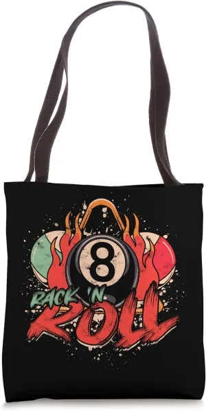 8-Ball Billiards Tote Bag