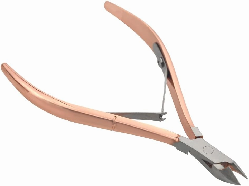 8Pieces Cuticle Trimmer Cuticle Nipper Cuticle Remover Cuticle Cutter Stainless Steel Cuticle Cutter Clipper Nail Tools for Fingernails and Toenails (Rose)