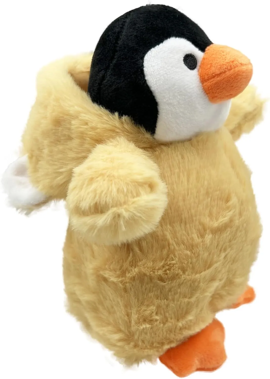 9 Inch Plush Penguin Toy with Teddy Bear Hat - Soft Stuffed Animal Gift for Kids, Birthday & Christmas Cute Collectible Plush (Bear Hat)