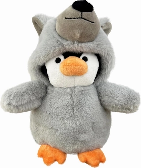 9 Inch Plush Penguin Toy with Wolf Hat - Soft Stuffed Animal Gift for Kids, Birthday & Christmas Cute Collectible Plush (Wolf Hat)