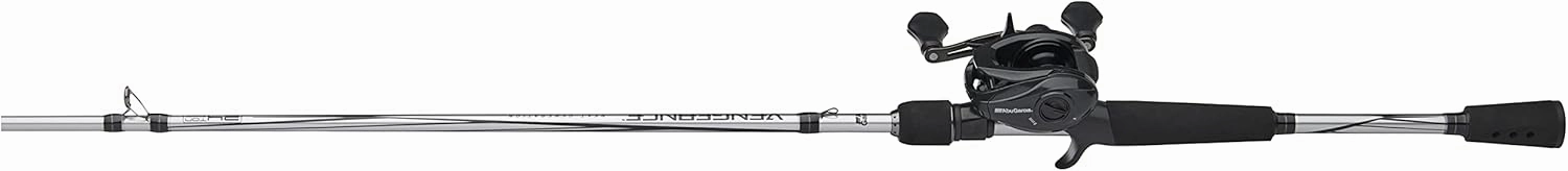 Abu Garcia Vengeance Low Profile Baitcast Reel and Fishing Rod Combo