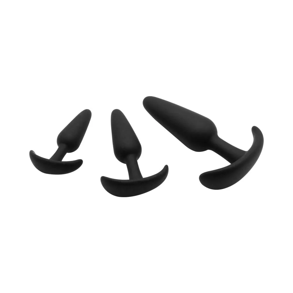 Adam & Eve Naughty Silicone Trainer Kit Black
