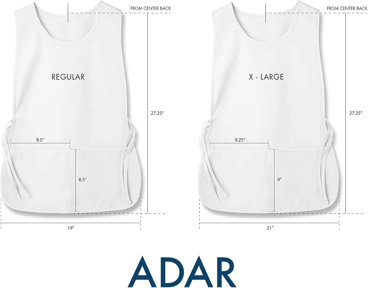 Adar Universal Cobbler Apron 2 Pack - Unisex Cobbler Apron