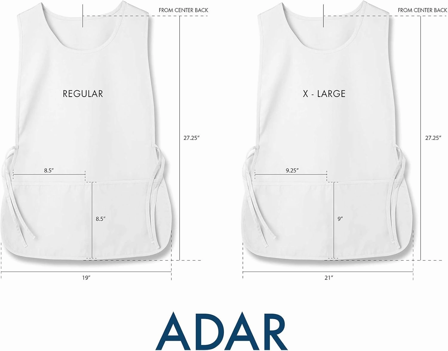 Adar Universal Cobbler Apron 2 Pack - Unisex Cobbler Apron