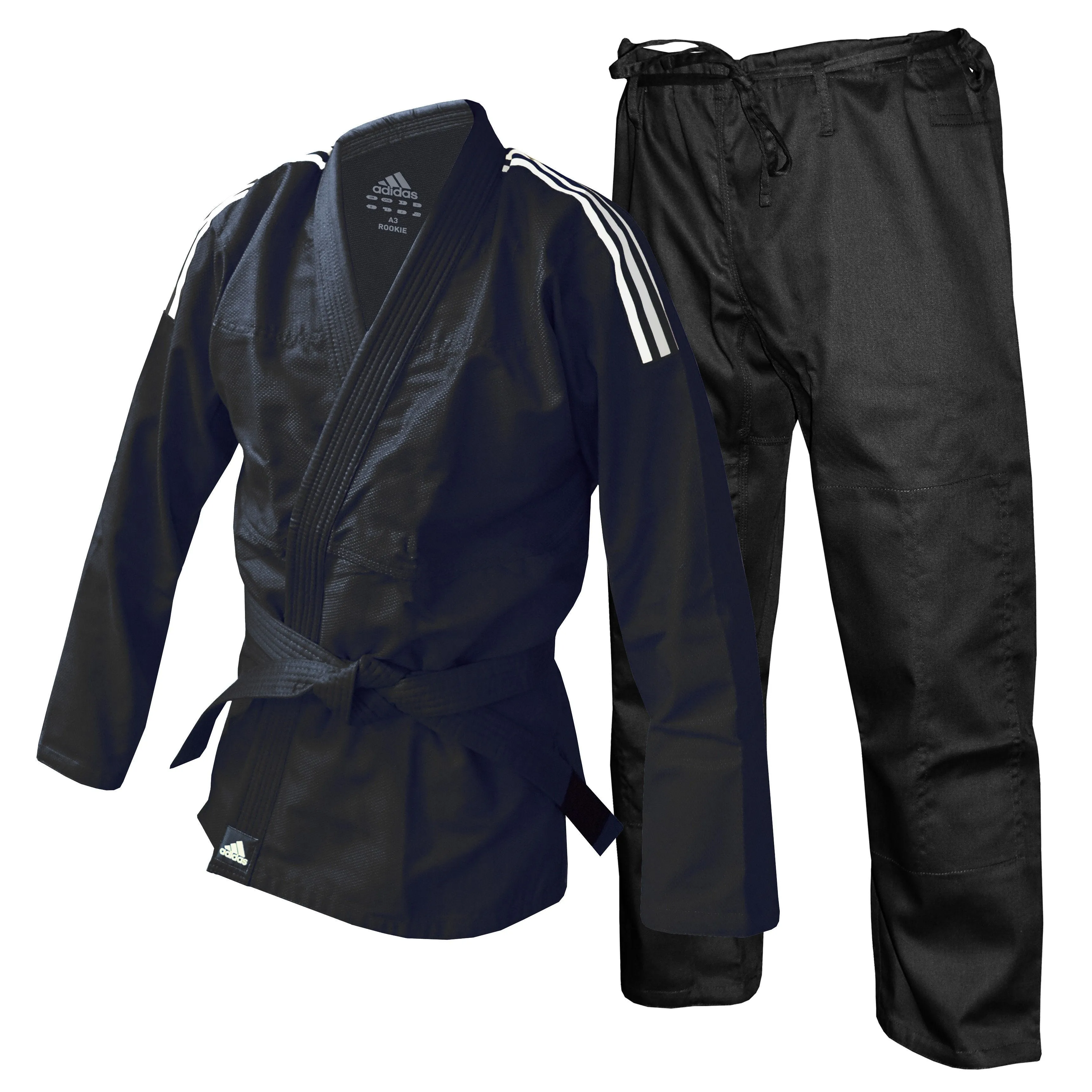 Adidas 'Rookie' Jiu-Jitsu Gi Uniform - Black/White