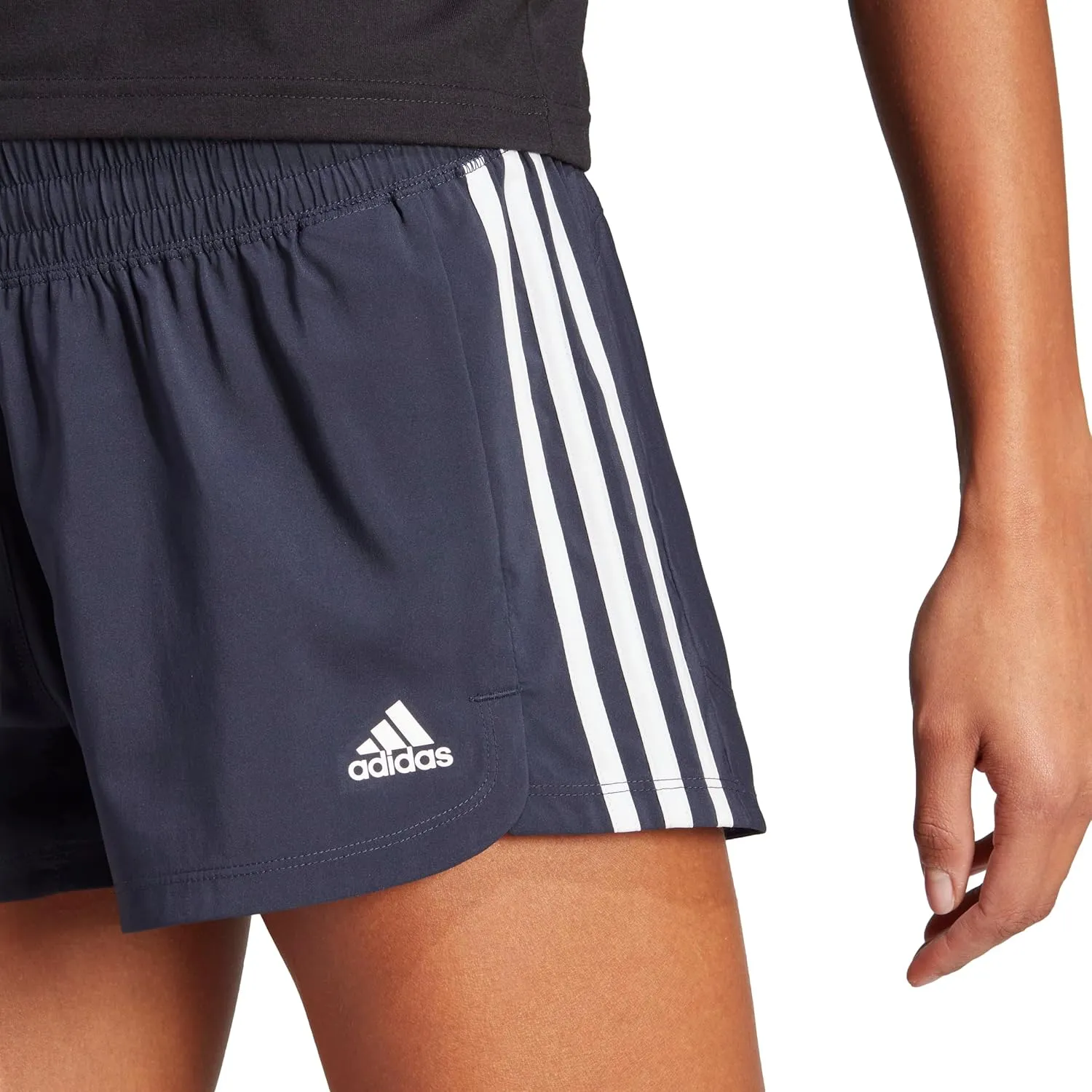 adidas Women's Pacer 3-Stripes Woven Shorts