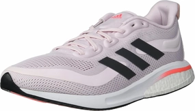 adidas Women's Supernova Running Shoe, Almost Pink/Carbon/Turbo, 7